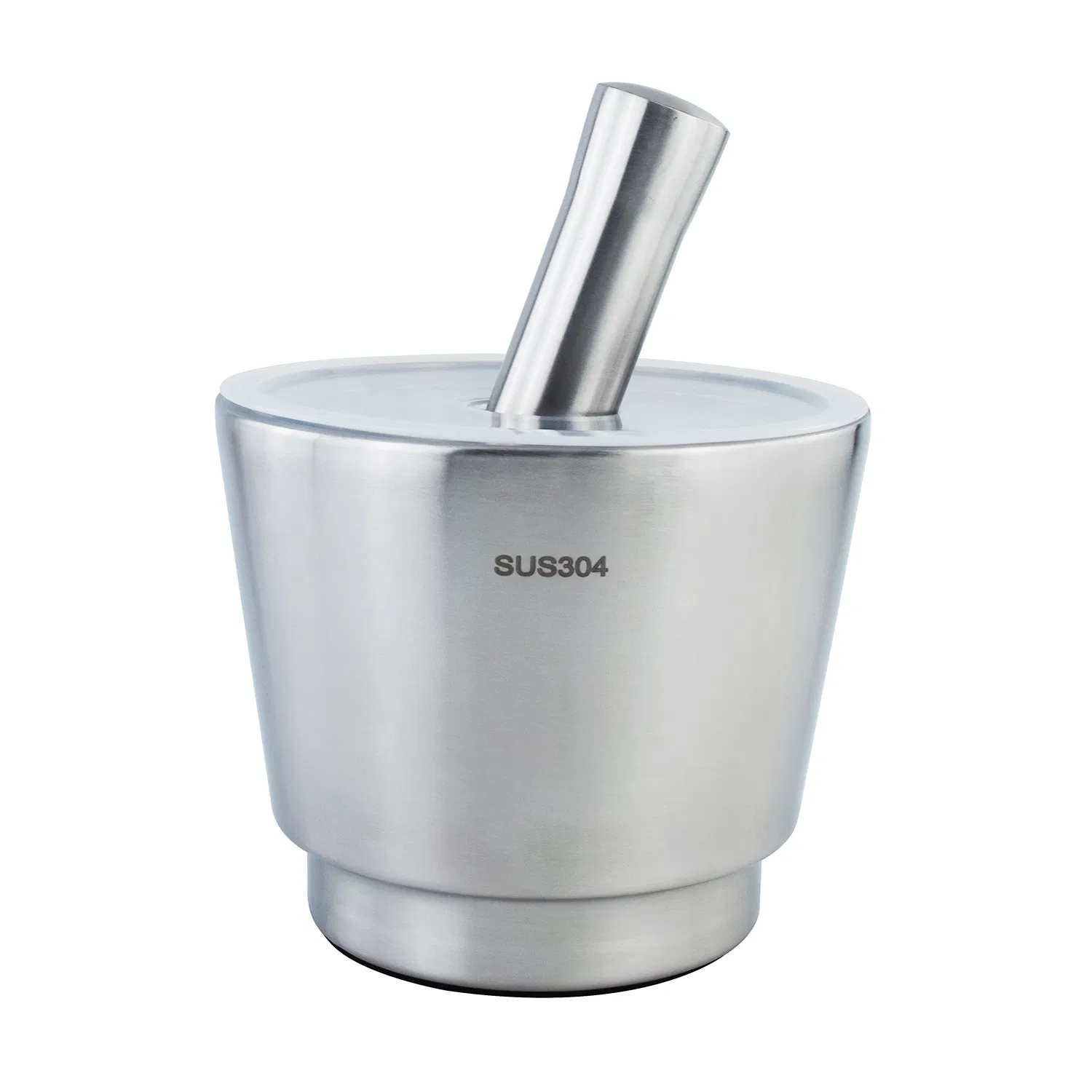 17cm 304 Stainless Steel Conical Garlic Crusher Hand Grind