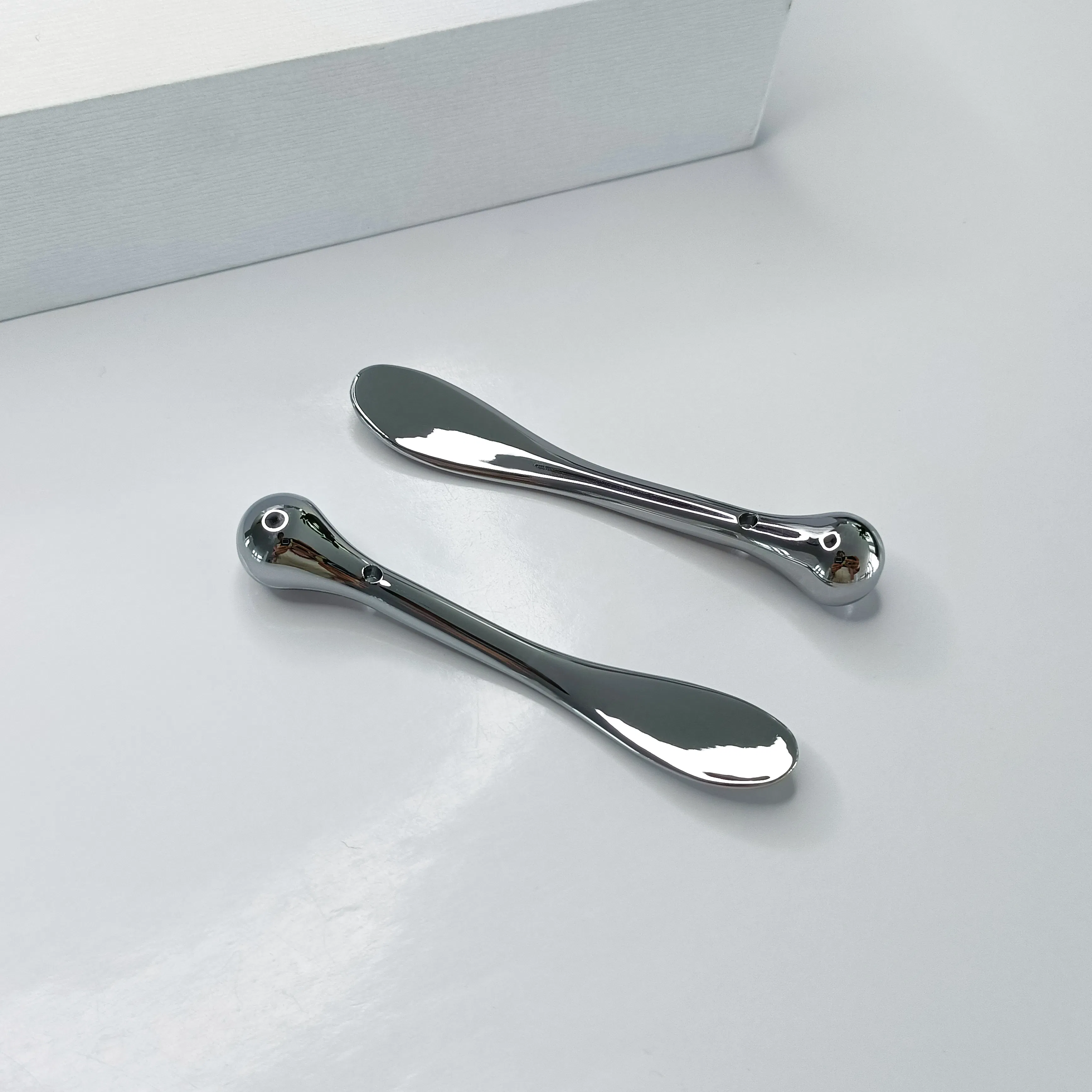 Sliver Eye Cream Stick Mini Eye Massage Product Sliver Metal 10cm Cosmetic Spatula