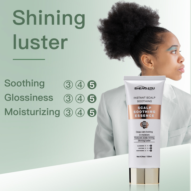 Factory Custom OEM Hair Care Product Menthol No-Wash Anti-Itching Lightening Soothing Scalp Deep Care Hair Serum