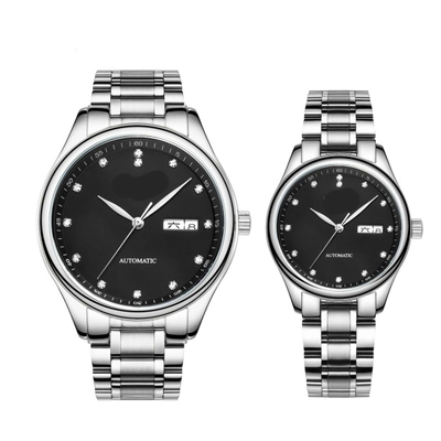 Alloy Case Japan Quartz Movement Couple Gift Watches
