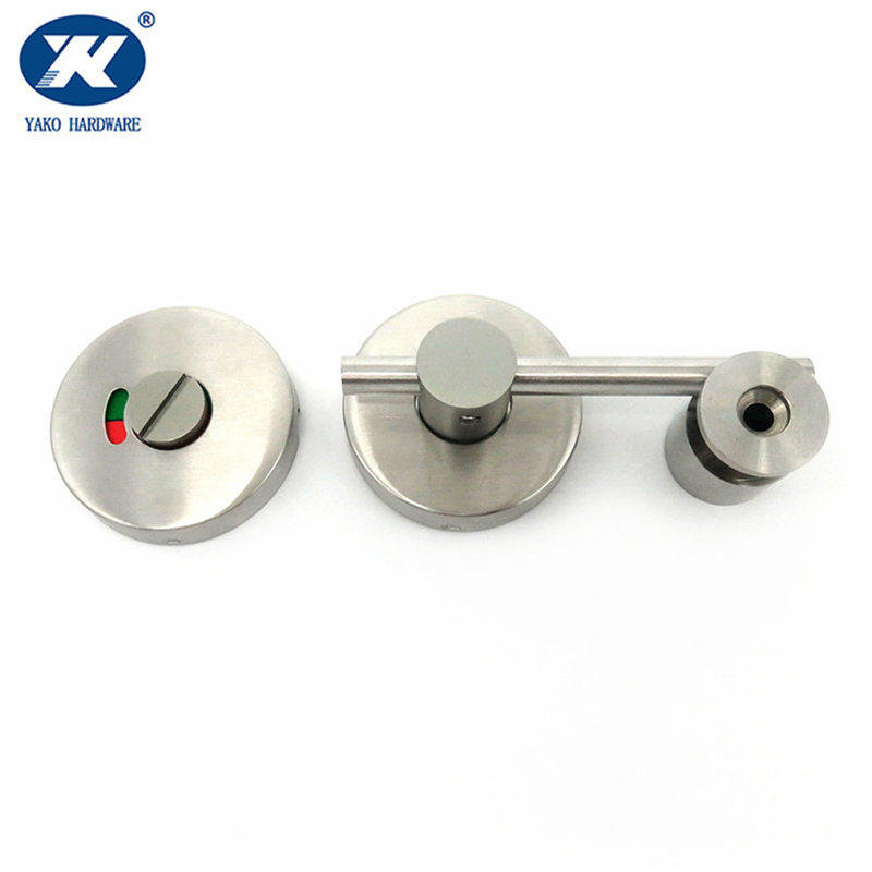 Stainless Steel Turn Knob for Wc Round Toilet Partition Indicator