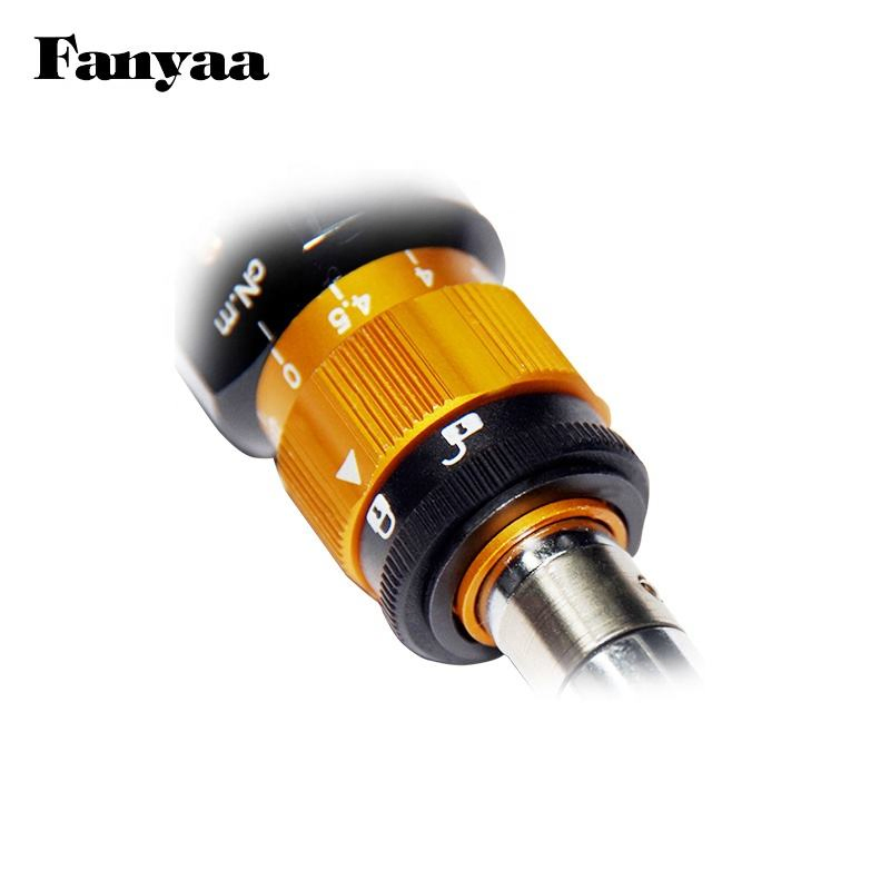 Fanyaa 60 Cnm Mini Adjustable Torque Screwdriver 1/4lnch 6.35mm Hex Drive