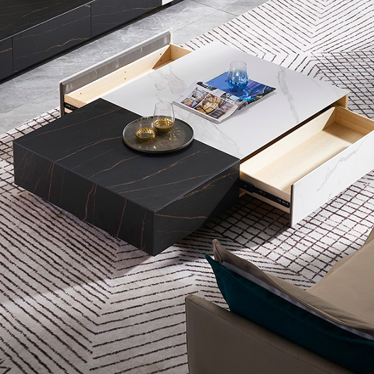Modern Custom Honed Sintered Stone Furniture Coffee Table Manufacturers