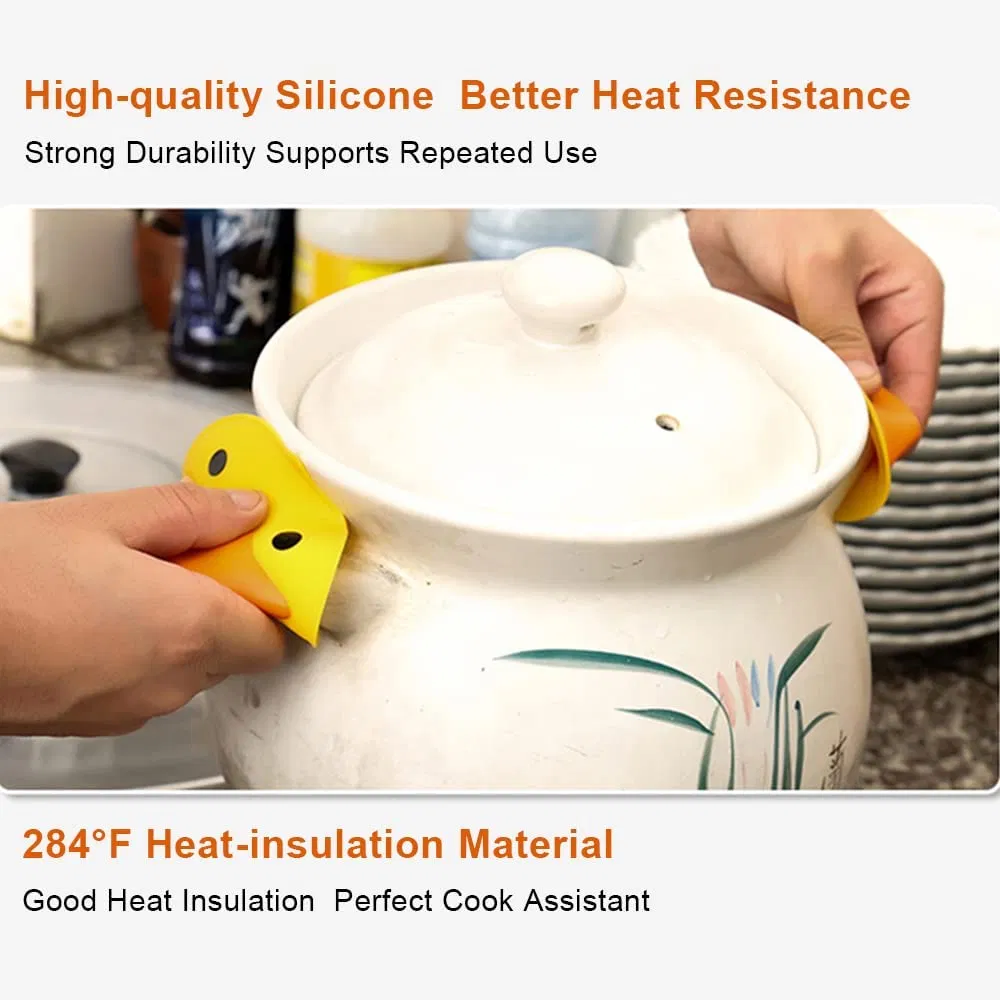 Kitchen Mittens Mini Oven Mitt Duck Pattern Small Heat Resistant Gloves