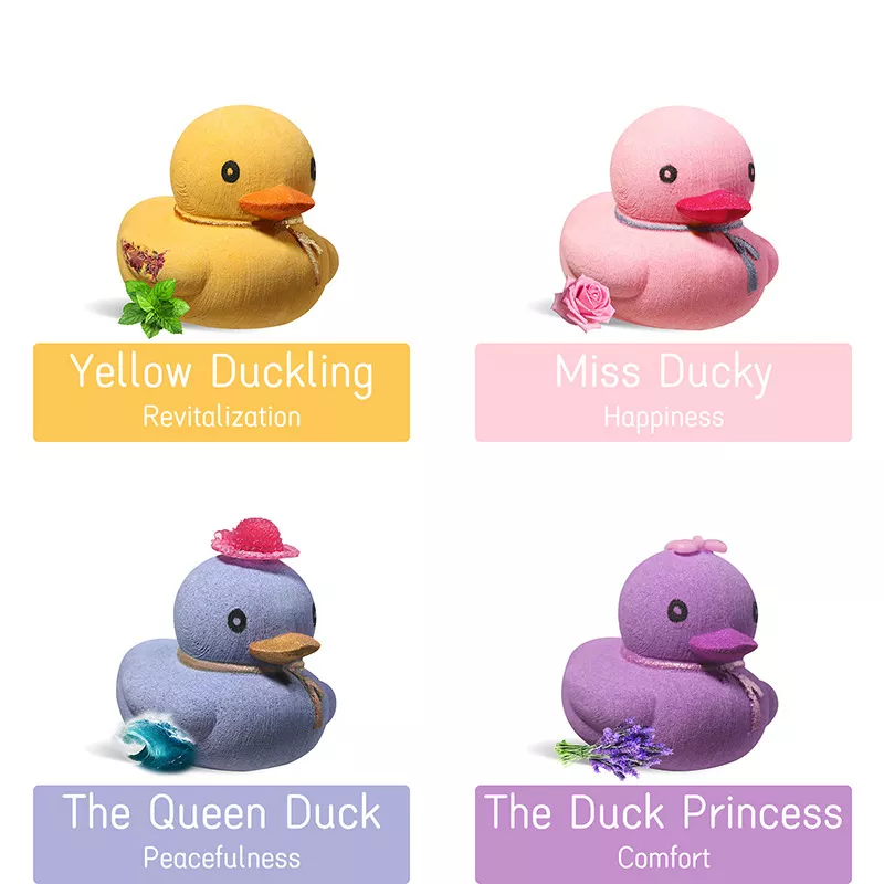 OEM Kids Animal Bath Bombs with Surprise Toys Inside Duck Bath Bomb