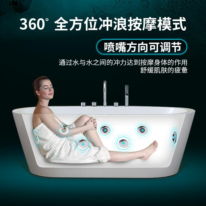 Hotel Commercial and Residential Sanitary Ware Freestanding Bathroom Acrylic Solid Surface Bathtub