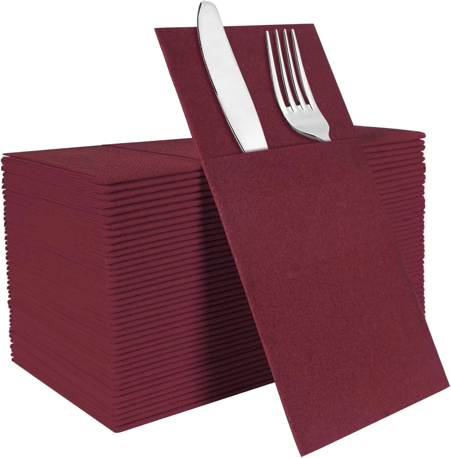 Custom Eco-Friendly Airlaid Napkin with Pocket for Hotel KTV Home