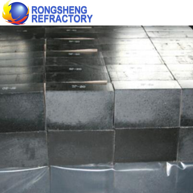 Fired Fused MGO Fire Bricks Refractory Magnesite Magnesia Carbon Brick for Glass Furnaces