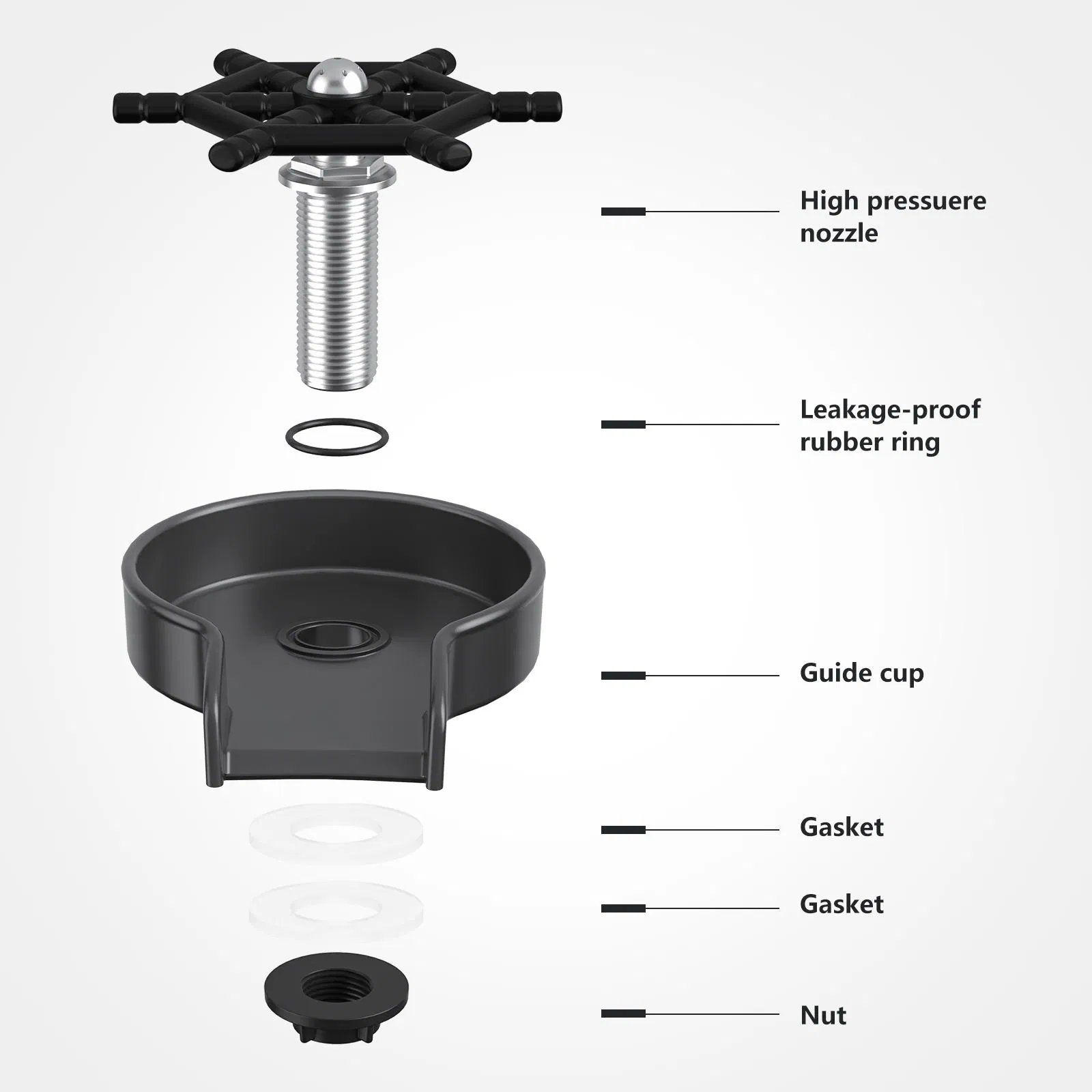 Factory Direct Sales Saving Water Automatic Advanced Kitchen Sink Cup Washer