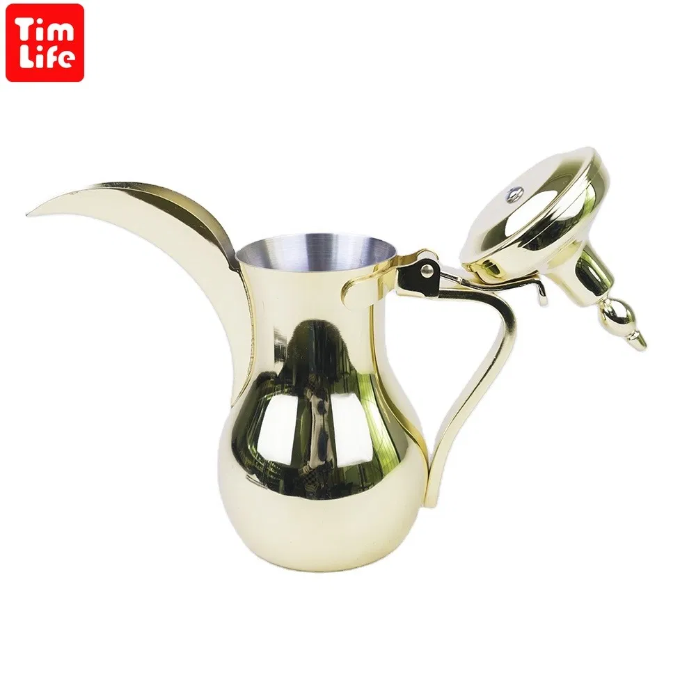 Dallah Coffee Pot Arabic Teapot Stainless Steel Kettle Hot Water Kettle