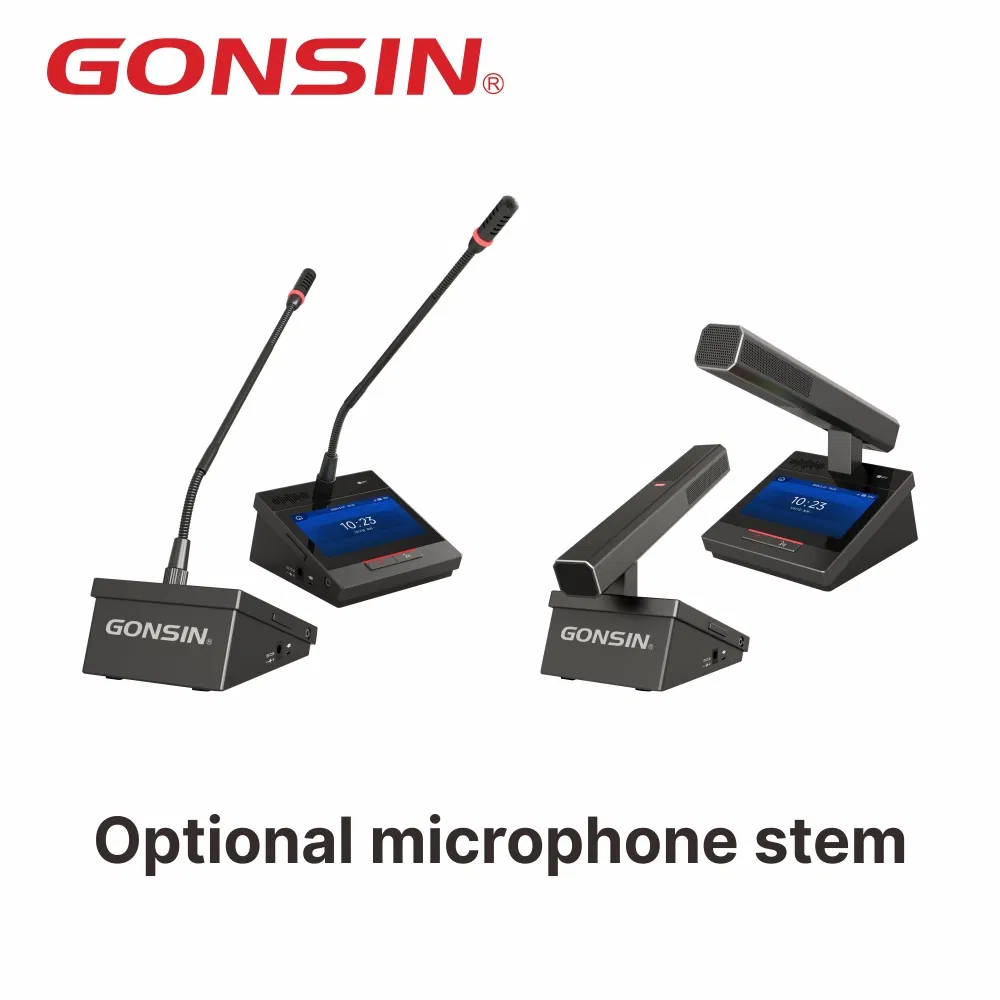 Wireless Conference System Conference Wireless Full-Function Microphone with Charging Box