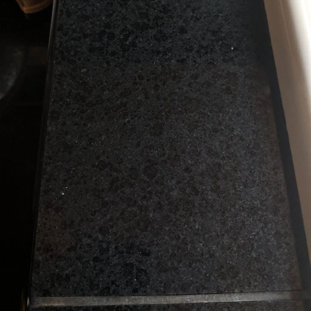 Polished G684 Fuding Black Granite Floor Tiles