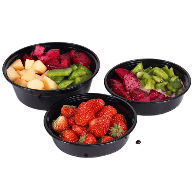 Plastic Food Bowl Disposable Clear Packing Bowl