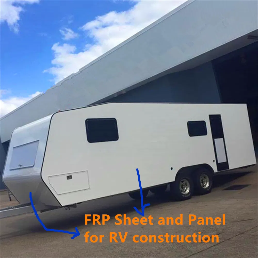 FRP Sheet and Sandwich Panel for RV & Caravan Industry