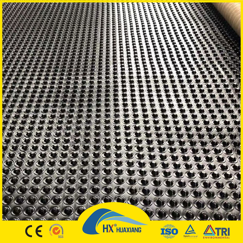 PVC HDPE EPDM Rubber Flat Roof Accessories Scupper Drain Drainage Board for Highway Railway Subgrade Dam and Slope Protection Layer