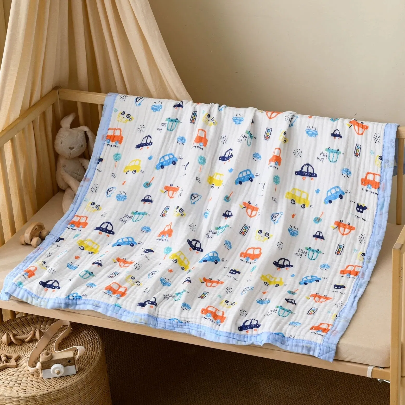 Wholesale Muslin Bamboo Cotton Swaddle Blankets 3 Pack Novel Design Low Price Blanket