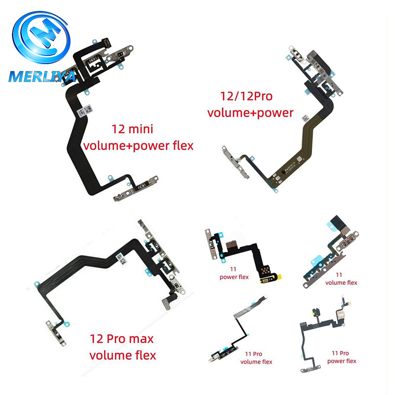Шлейф кнопок громкости и питания для iPhone 11/12 PRO Max, X/Xs