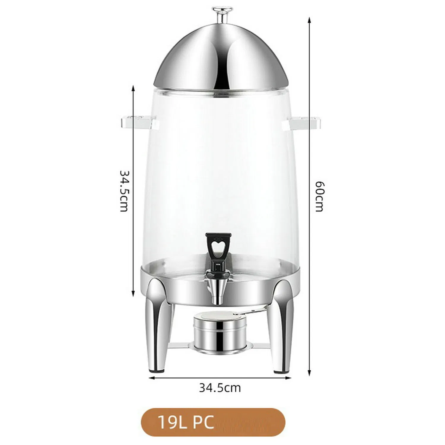 PE Body Stainless Steel Milk Juice Dispenser 12L Coffee Dispenser