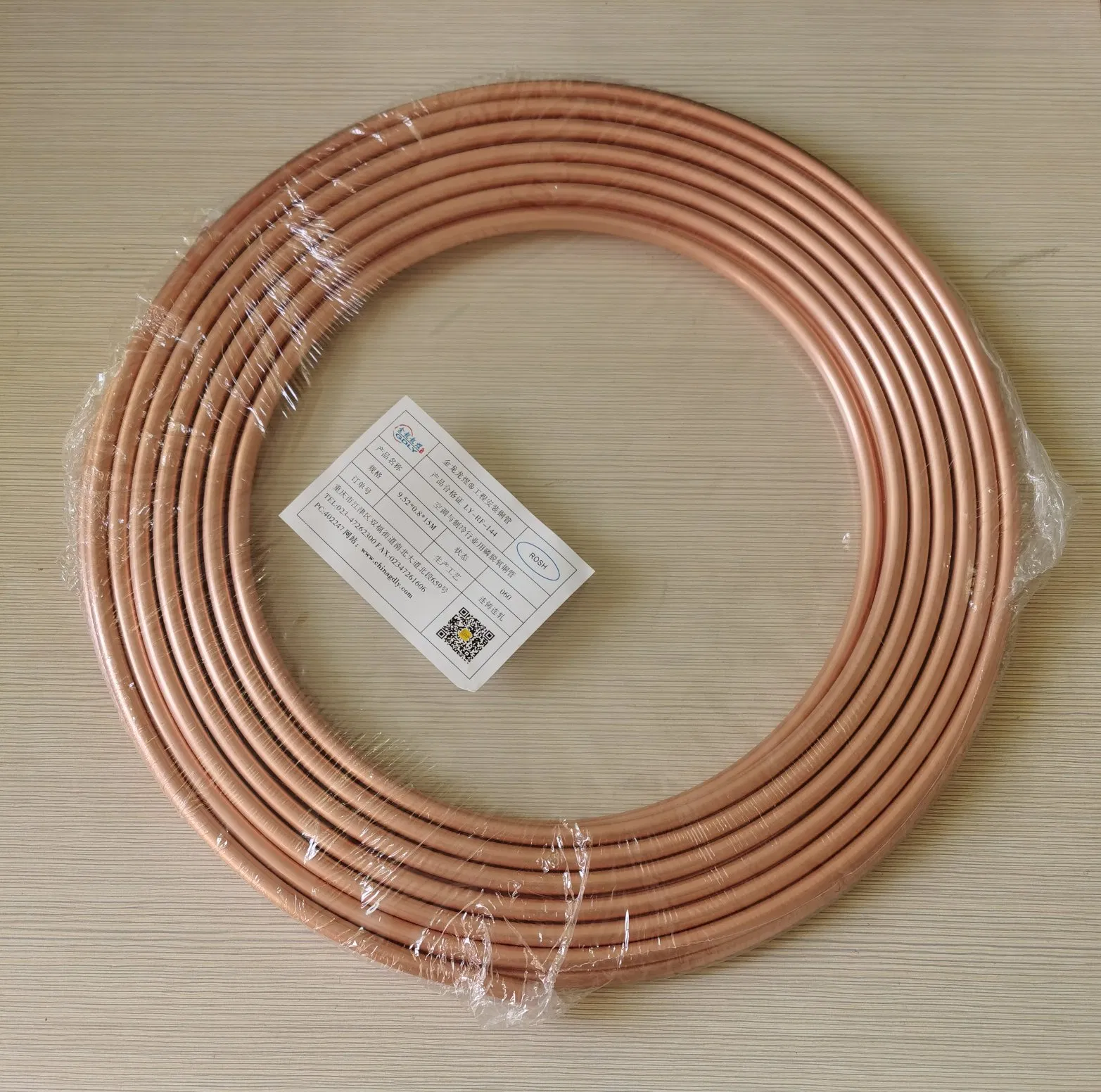 ASTM Professional Pancake Coil Copper Tube for HVAC Air Conditioning