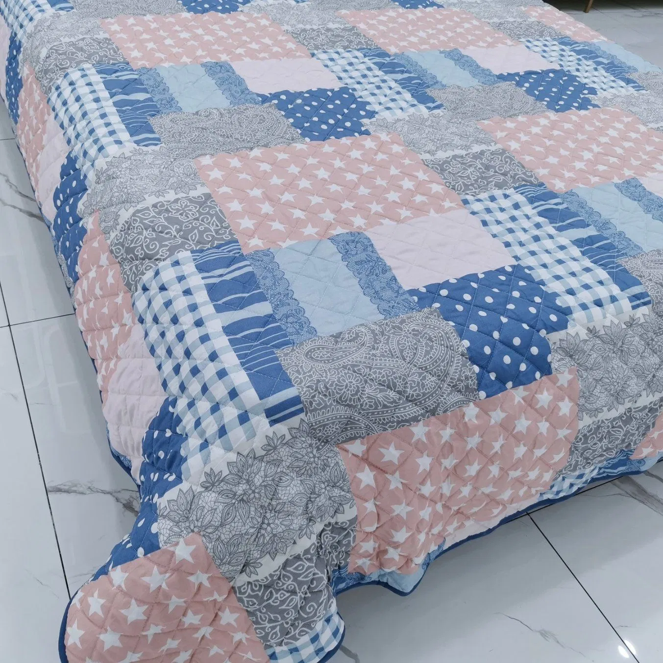 New Design Printed Microfiber Double Bed Sheets Print Bed Cover and Bedspread