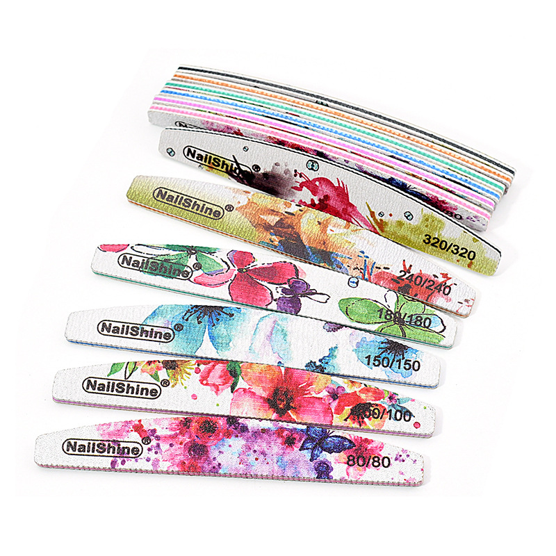 Hot Chinese Style Flower Butterfly Sponge Nail File