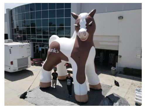 2023 New 25 FT. Giant Inflatable Mascot Horse Splunk