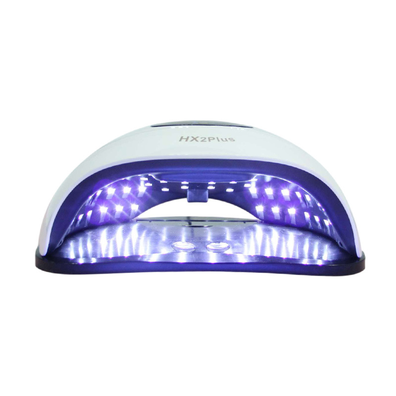 60PCS UV LED Light Beads Dual Light Source 80W LED Nail Dryer for Manicure Two Hand