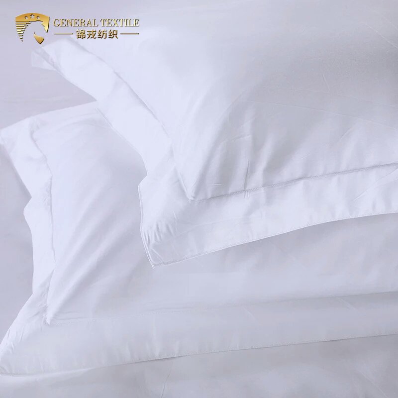 Factory Price 300tc Luxury Embroidered White Hotel Cotton Bedding Set (JRD194)