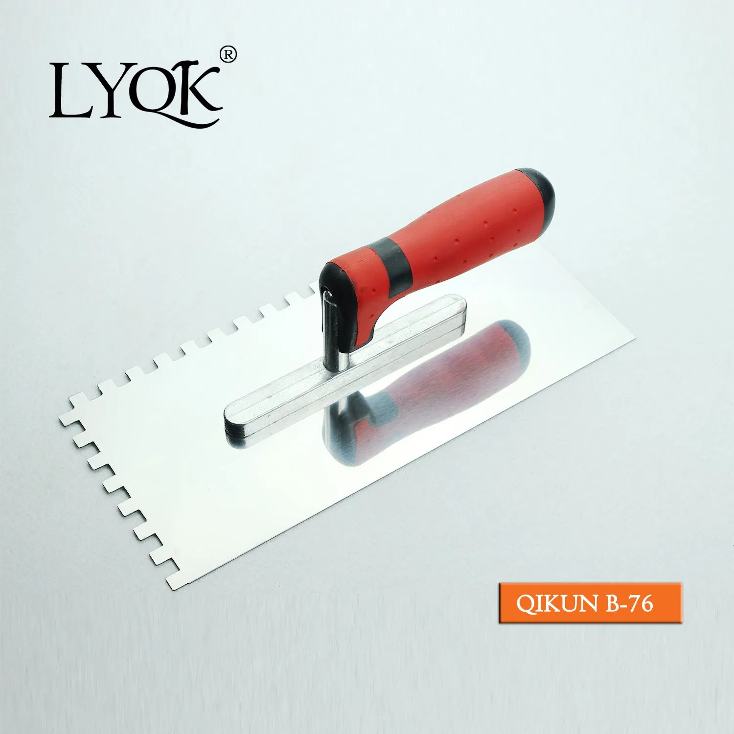 B-75 Construction Decoration Paint Hand Tools Wooden Handle Normal Polished Plastering Trowel