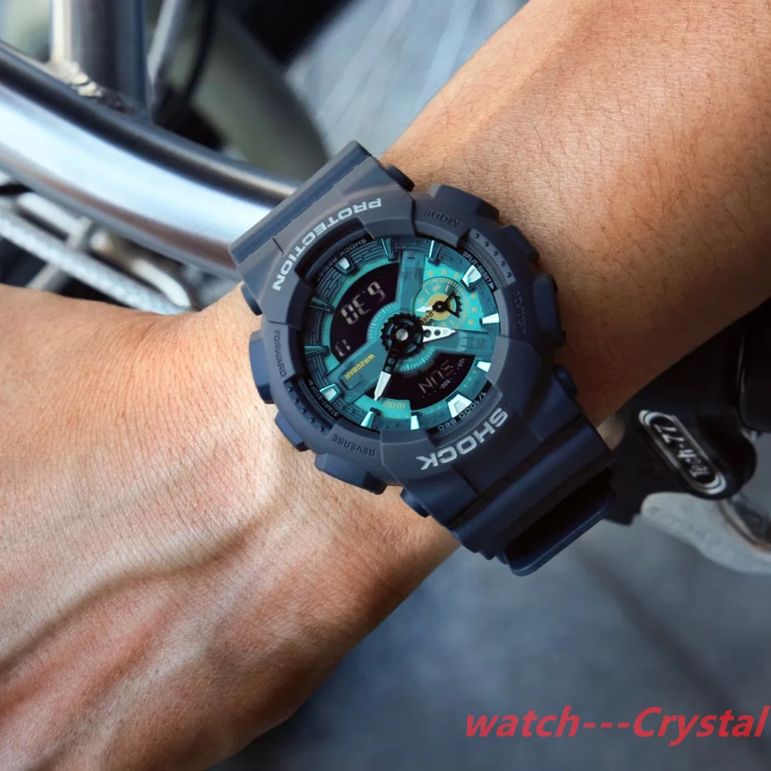 Sport Watches with Metal Straps G-- Shock Waterproof, and Fashion