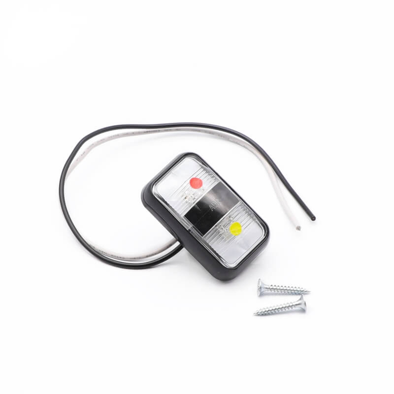 Красный овальный светодиодный габаритный стоп-сигнал для грузовиков и прицепов