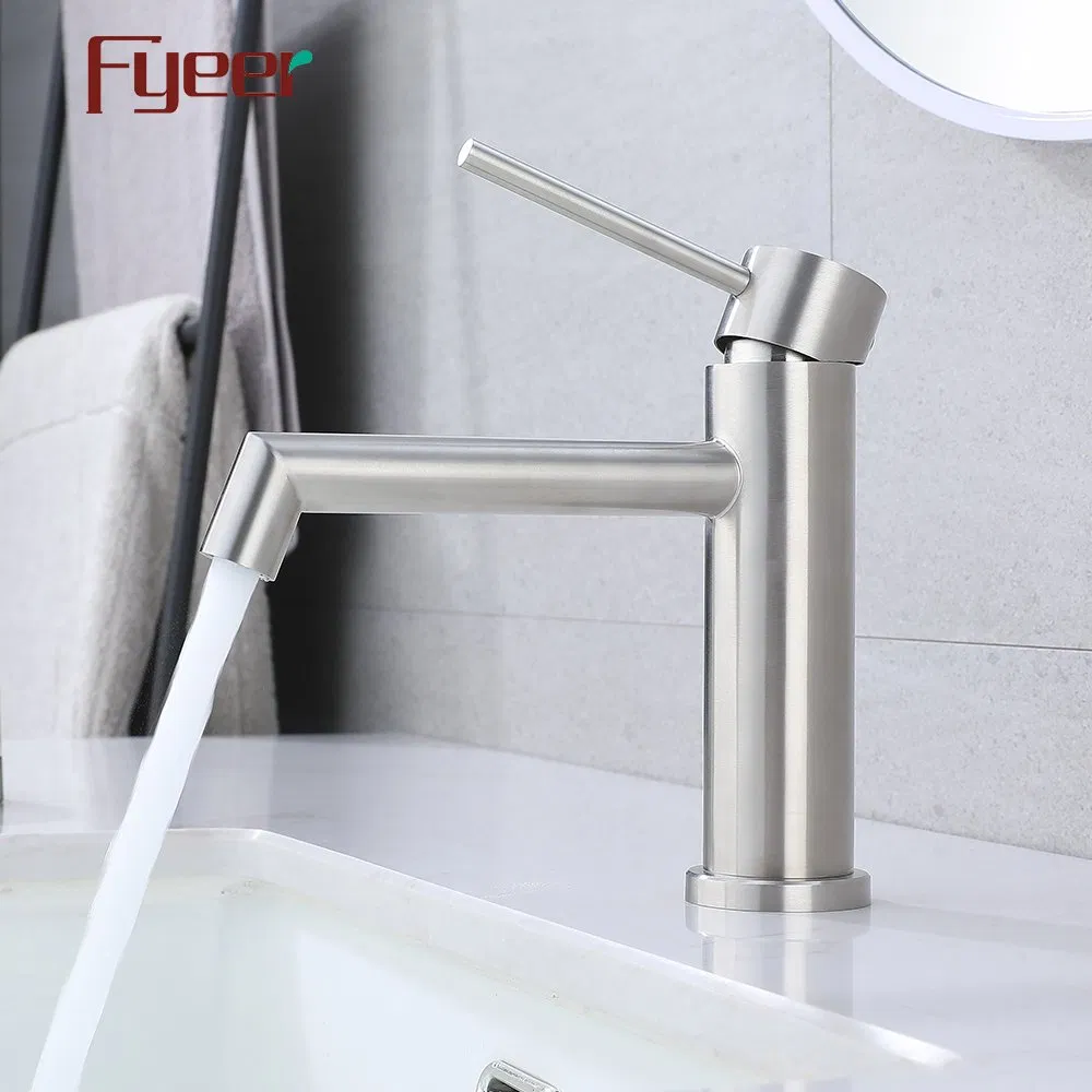 Смеситель для раковины Fyeer SUS 304, черный