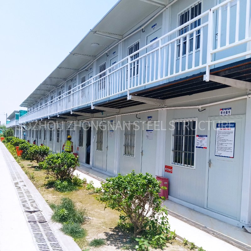 Steel Sandwich Panel Prefab Container Building for Temporary Office Apartment College