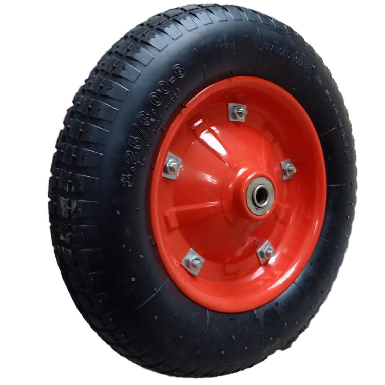 3.25/3.00-8 Rib Pattern Wheelbarrow Wheel 300X8