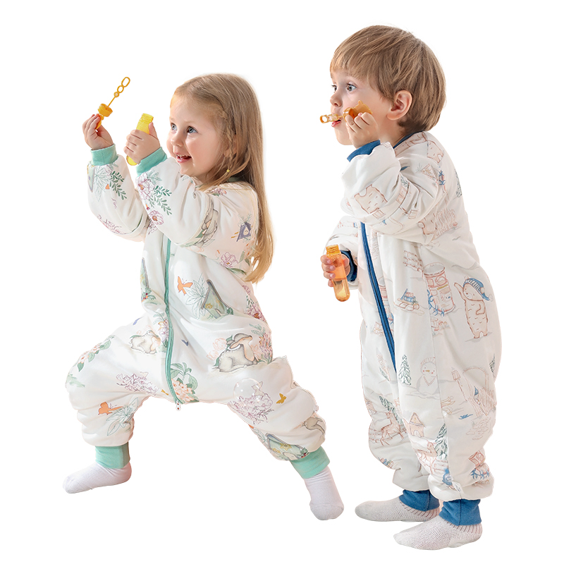 2025 New Launched Infant Soft Sleeping Bag Detachable Sleeve Baby Sleep Sack