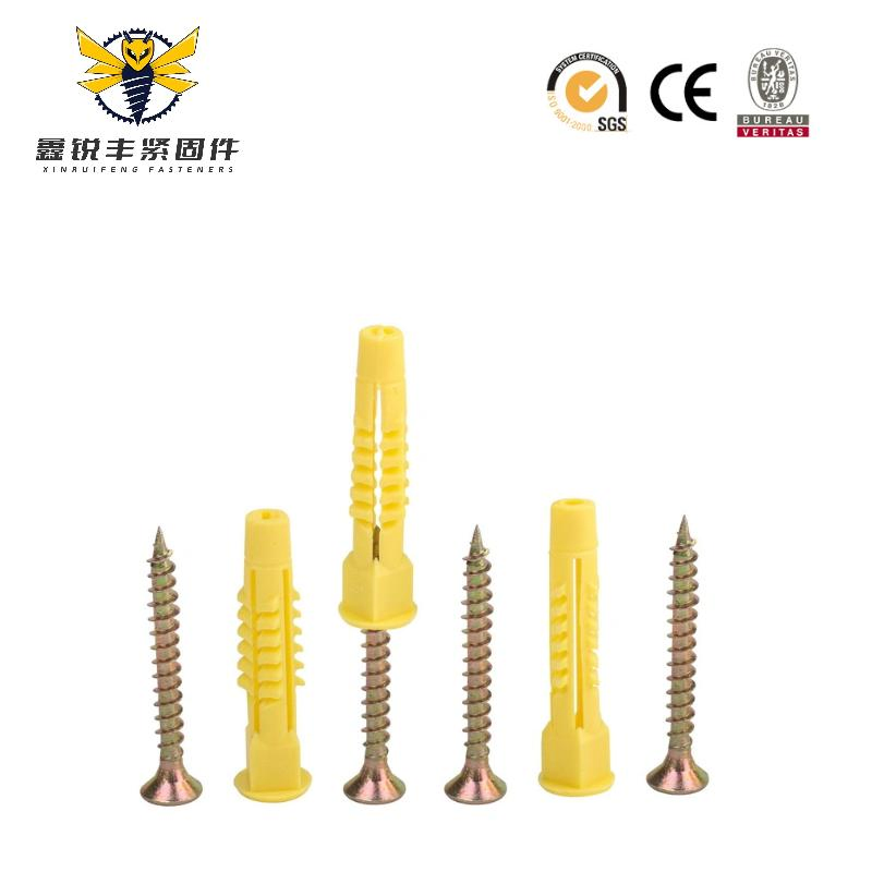 China Expansion Plug Fixed Foot Nylon Plastic Bolt Frame Fixed Wall