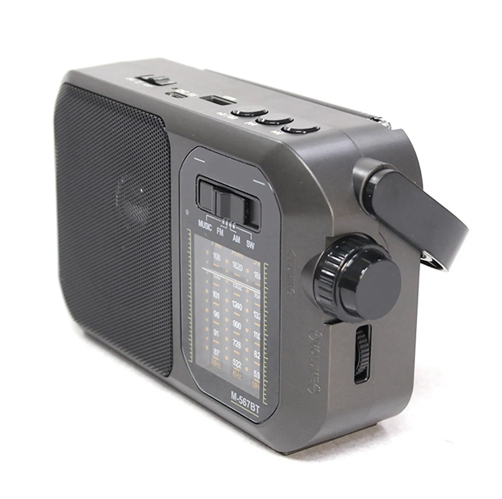 Портативное радио FM/AM с Bluetooth, MP3 и фонариком