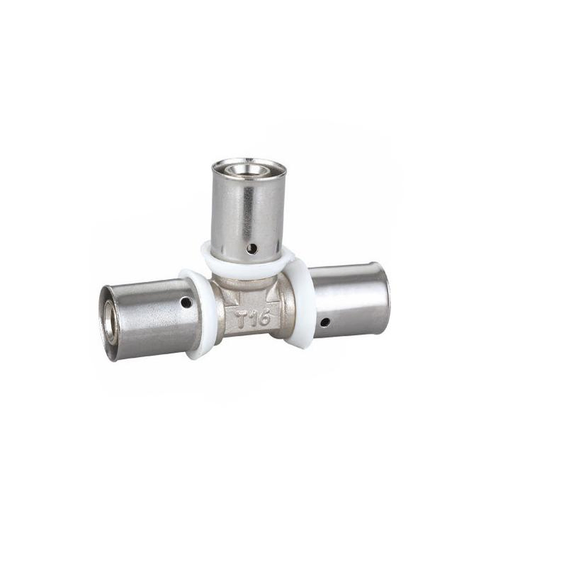 Brass Female Thread Press Pipe Fitting with Stainless Steel Cover