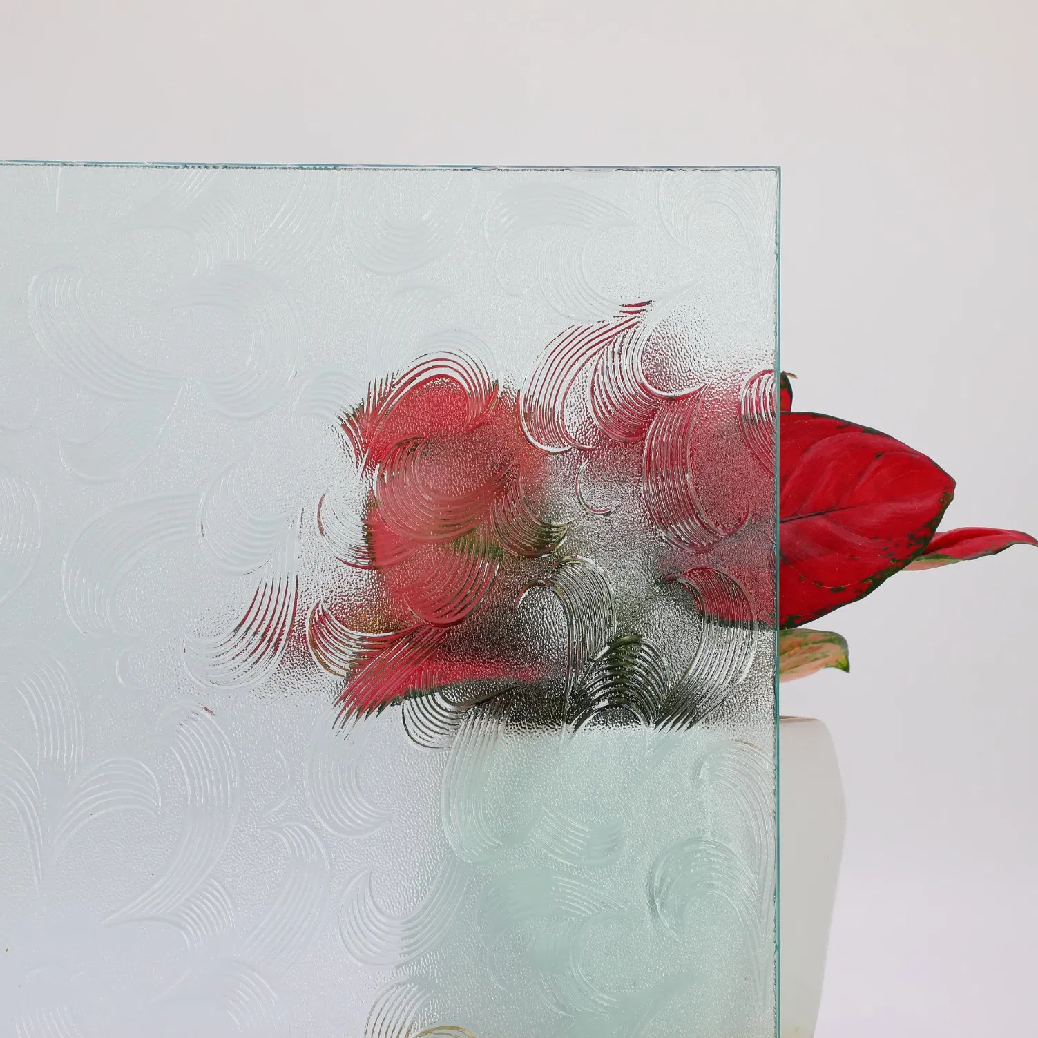 4mm 5mm 6mm Bronze May Flower Figured Patterned Glass with Optional Size with Factory Lowest Price Designs and Patterns