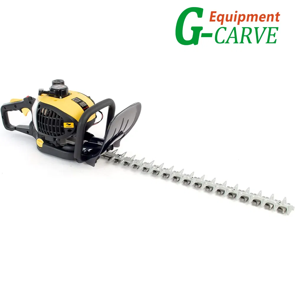 22.5cc Petrol Hedge Trimmer with 60cm Dual-Action Blade and Air-Cooled 2-Stroke Engine