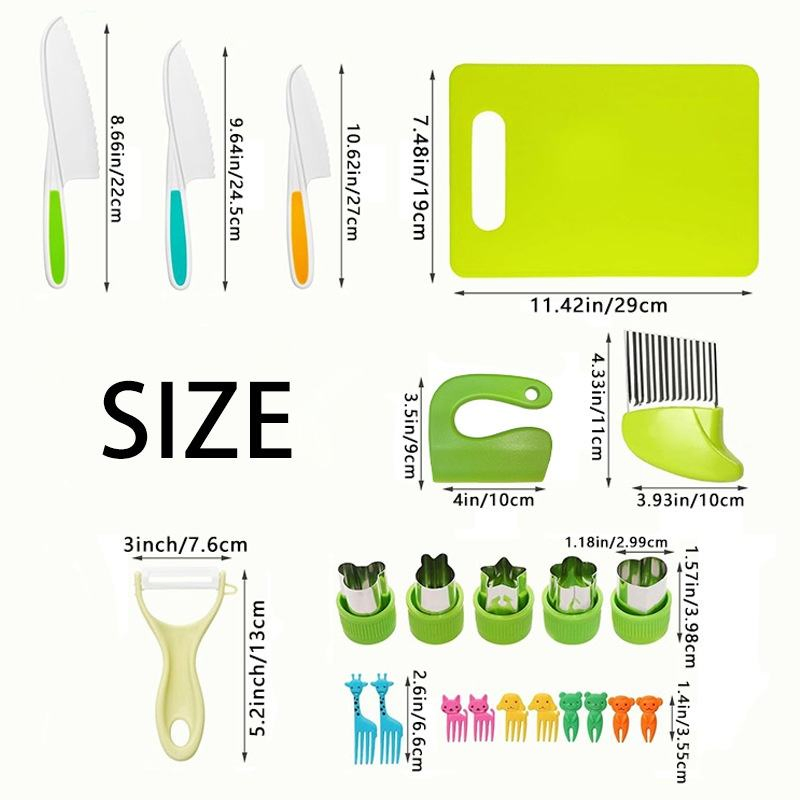 Super Disposable Kids Kitchen Knife Set Cake Tool for Cake Decorating