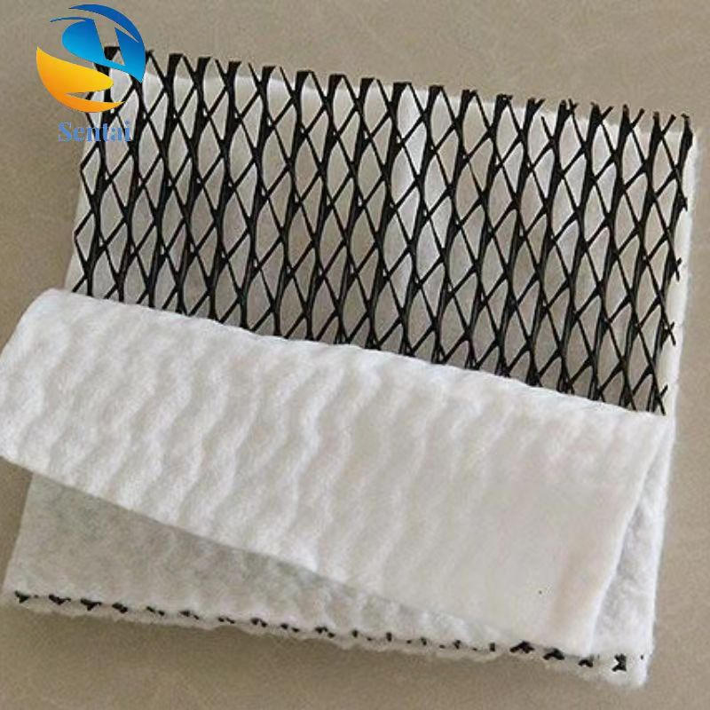 Three Dimensional Composite Drainage Network, Long and Short Silk Geotextile, Landfill Roadbed, Retaining Wall, Green Space Geotextile Drainage Network