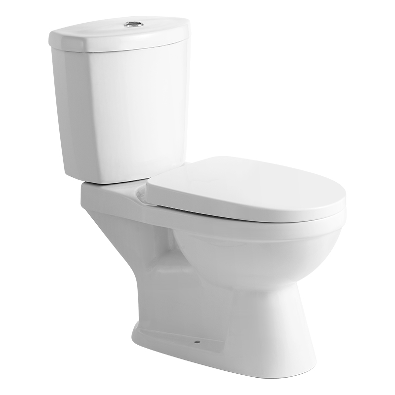 Chinese Factory Hot Sale Modern Comfort Height Wc Bathroom Ceramic Washdown Two Piece Sanitary Wares Bathroom Toilet