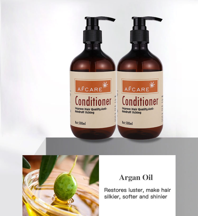Hair Restoration Natural Organic Moroccan Argan Oil Shampoo &Conditioner
