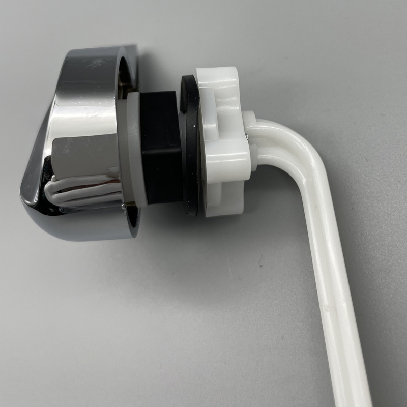 Front Mount Plastic Flush Handle Chrome ABS Toilet Tank Fitting Handle Lever