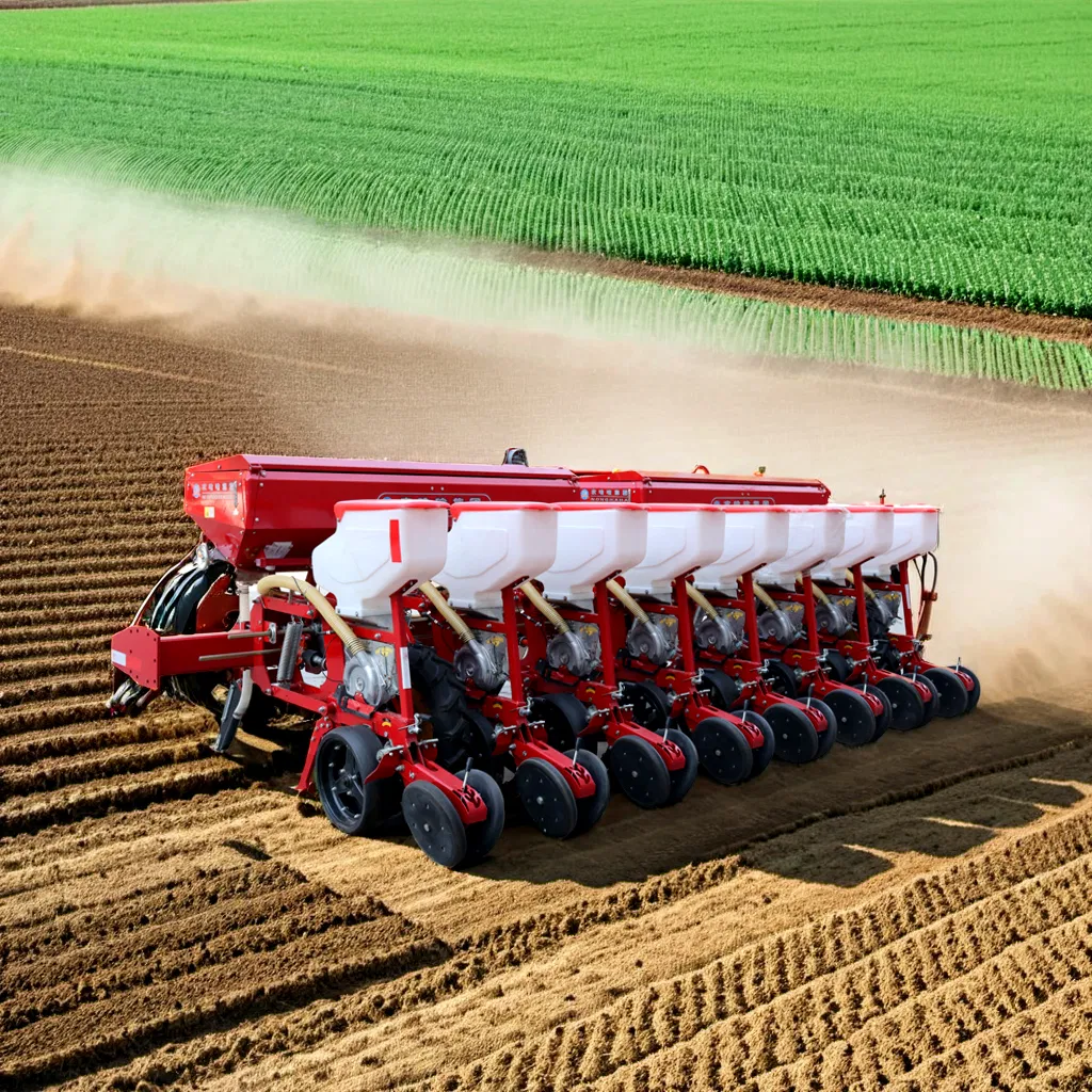 Сеялка-разбрасыватель удобрений для кукурузы и сои