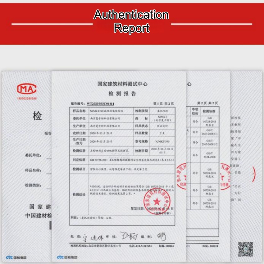 High Strength Long Lifecycle Epoxy Chemical Anchor Adhesive for Construction Metal Bar Planting
