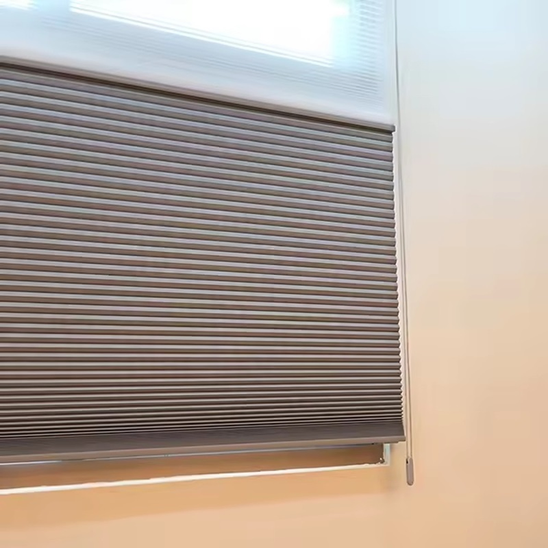 Motorized Top Bottom up Honeycomb Blinds, Cordless Cellular Blinds