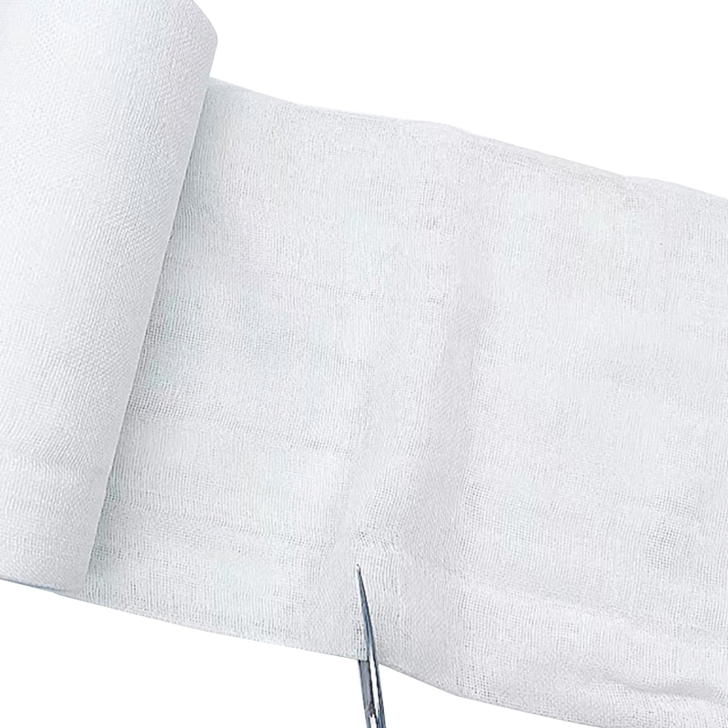 Medical Absorbent Cotton Gauze Bandage, Gauze First Aid Bandage