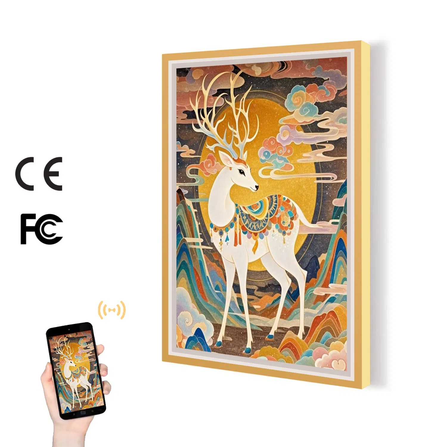 Large High-Quality Video Wall Display with Android Operating System